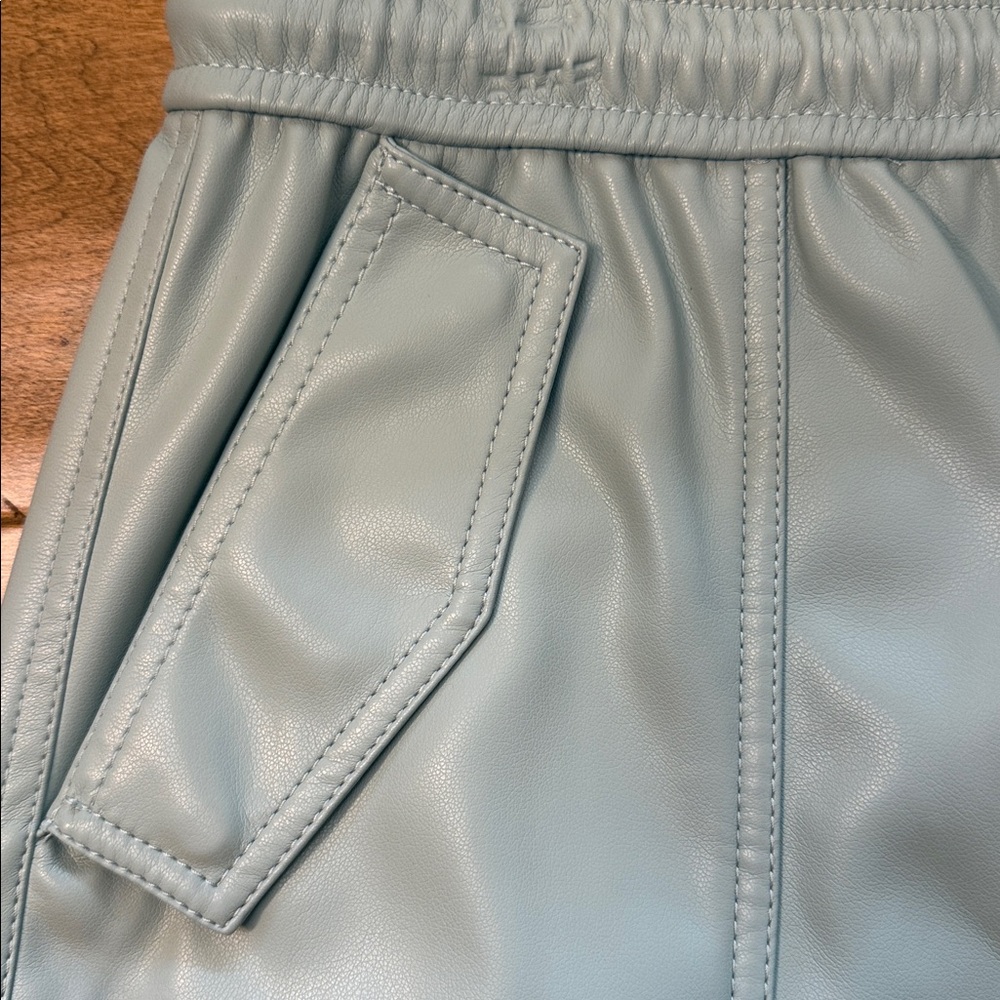 JONATHAN SIMKHAI Doah Vegan Leather Shorts - Picture 2 of 12